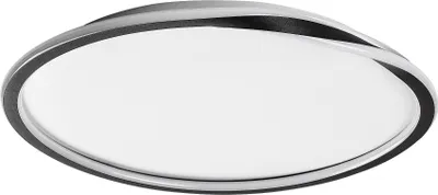 Zdjęcie produktu dla Plafon LED okrągły MATHIOLA biało-czarny 40W Neutralna biel 2200lm metal wym:6x56x56cm IP20 Rabalux