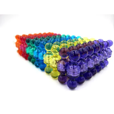 Produktbild von 50er Set Magnet Pins N35 Neodym Kegelmagnet Magnetpins Kunststoff Kegelpin Minimagnete Starke Kühlschrankmagnete