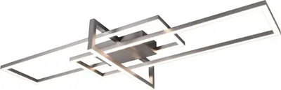 Obrázek produktu pro Stropní svítidlo LED - Matný nikl - Kov - 100 x 40 cm - Stmívatelné