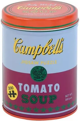 Produktbild von 53886 - Andy Warhol Soup Can Rot Violet - Puzzle, 300 Teile