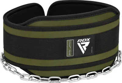 Produktbild von RDX Dip-Gürtel 6 Zoll mit Kette und Karabiner, Dipping belt