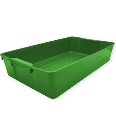 Image de BURI Profi boîte de jardinier bac à plantes 58x32x11cm pot de culture vert clair bac à plantes robuste, résistant au gel, résistant aux intempéries