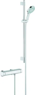 Produktbild von Grohe Grohtherm 2000 Thermostat-Brausebatterie mit Brausegarnitur Power&Soul chrom - 34482001