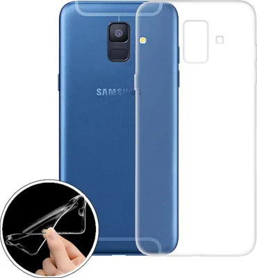 Immagine prodotto di Custodia per Samsung Galaxy A6 2018 custodia del telefono cellulare custodia morbida copertura ultra-sottile trasparente