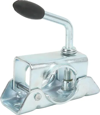 Imagen del producto de Abrazadera divisora para rueda de gato, soporte de apoyo para rueda de gato, abrazadera divisora para rueda de gato de remolque, soporte de montaje para rueda de gato, soporte de apoyo para rueda de gato, abrazadera divisora de fijación