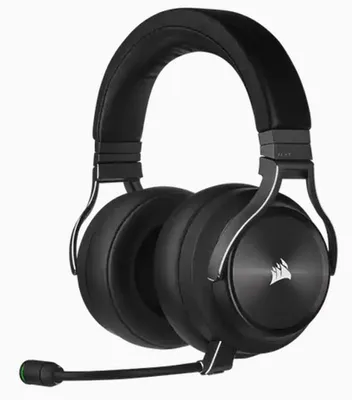 Zdjęcie produktu dla Corsair VIRTUOSO RGB Wireless XT, Przewodowy i Bezprzewodowy, 20 - 40000 Hz, 382 g, Zestaw słuchawkowy, Czarny
