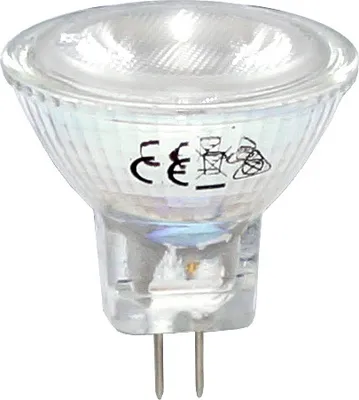Produktbild von LED Leuchtmittel Glas Reflektor MR11 2W = 20W GU4 150lm warmweiß 3000K 30°