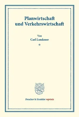 Produktbild von Planwirtschaft und Verkehrswirtschaft.