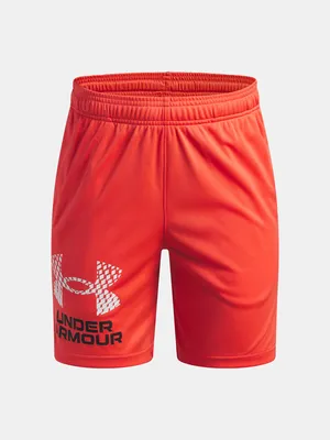 Productafbeelding van Under Armour UA Tech Logo shorts voor jongens – ROOD, maat YXS