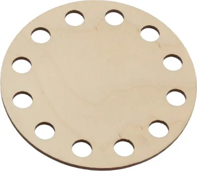 Produktbild von Holzbasis, BODEN FÜR KORB, RUNDER BODEN AUS SPIELPLATTE, 10 CM