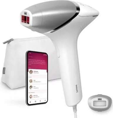 Produktbild von IPL Haarentferner Philips Lumea IPL 8000, BRI940/00, SenseIQ, Weiß/Grau, Lichtimpuls Technologie