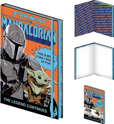 Produktbild von Star Wars - Luxus-Notizbuch - The Mandalorian - Signed Up