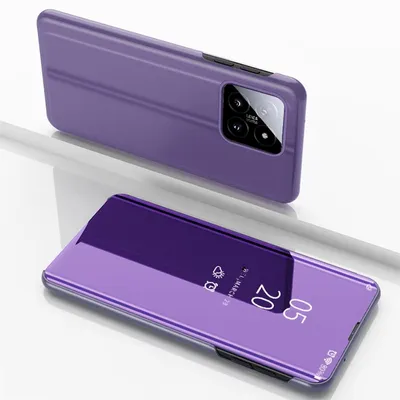 Obrázok produktu pre Puzdro Smart Cover s funkciou Wake UP pre mobilný telefón Xiaomi 14 Pro View Mirror, fialové