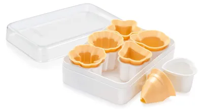 Produktbild von Tescoma Delicia Ausstechformen für Kekse traditionellen 6 Stück, gelb/weiß