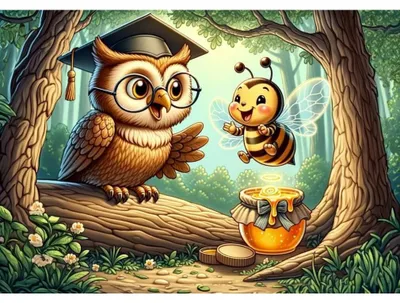 Obrázek produktu pro UMĚLECKÉ PUZZLE Puzzle Moudrá sova 50 dílků