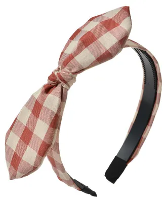 Produktbild von Clayre & Eef Haarband Damen Rot Weiß Synthetisch