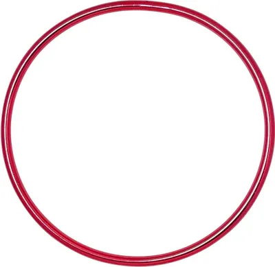 Produktbild von Metallic Hula Hoop Reifen, Ø100cm Rot