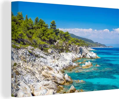 Zdjęcie produktu dla OneMillionCanvasses® - Obraz na płótnie - Fototapeta na płótnie - Morze - Lato - Tropikalny - 150x100cm - Fotografia na płótnie - obraz