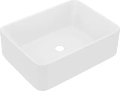 Produktbild von vidaXL Luxus-Waschbecken Matt Weiß 41x30x12 cm Keramik