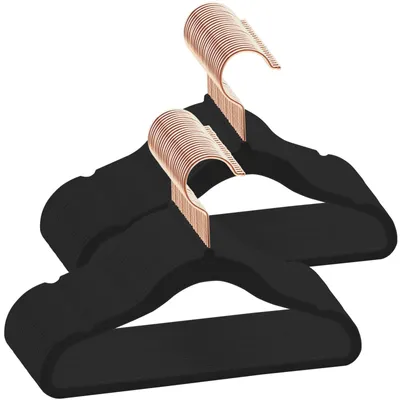 Productafbeelding van 50 fluwelen kinderhangers met antislipfunctie