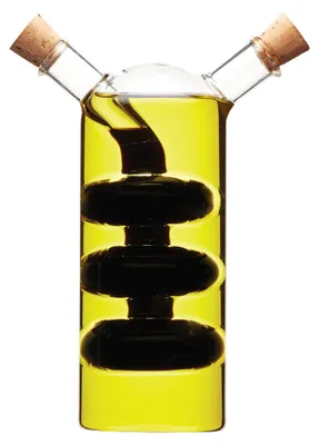 Zdjęcie produktu dla KitchenCraft WOF Cruet Bottle Italian - Podwójna butelka na oliwę i ocet