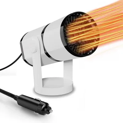 Produktbild von 12V Autoheizung 150W 2-in-1 - 360° Drehbar, Tragbar, Schnelle Entfrostung und Demisting