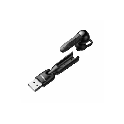 Produktbild von Baseus A05 Drahtloser Bluetooth 5.0 Kopfhörer Headset + USB-Dockingstation schwarz (NGA05-01)