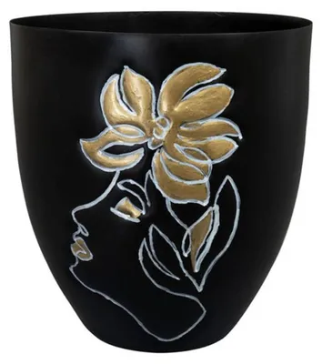 Produktbild von Topf leah d18h19 cm Gesicht