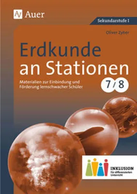 Obrázek produktu pro Erdkunde an Stationen 7-8 Inklusion