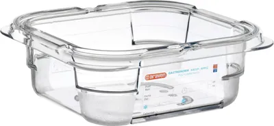 Obrázek produktu pro Nádoba ARAVEN GN 1/6, polykarbonát, hloubka: 65 mm, objem: 1 litr