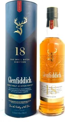 Produktbild von Glenfiddich 18 Years + Box 700ml 40% Vol.