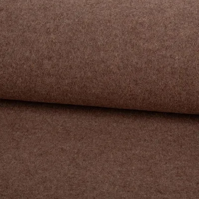 Produktbild von Walkloden Stoff Meterware Braun-Taupe 140cm