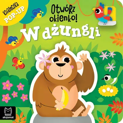 Immagine prodotto di AKSJOMAT Otwórz okienko! W dżungli Książeczka pop-up 40294