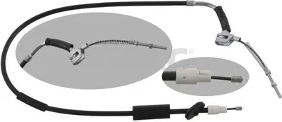 Produktbild von SWAG Handbremsseil Seilzug Feststellbremse passend für MERCEDES-BENZ B-Klasse (W245) Vorne 10 93 4913