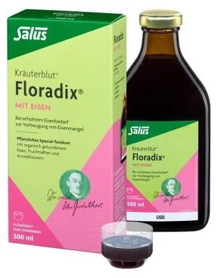 Zdjęcie produktu dla Salus Kräuterblut Floradix z żelazem, płyn do stosowania doustnego 500 ml