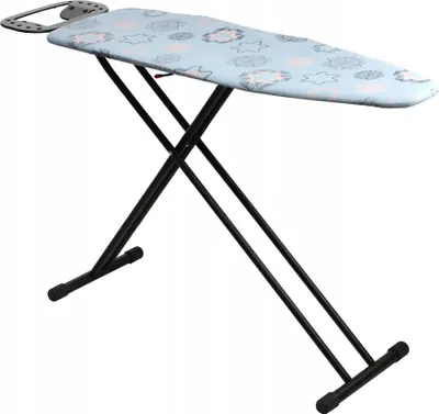 Image de Table à repasser - Pliable - 120 x 38 cm - Largeur standard - Avec poignée de transport