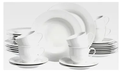 Produktbild von Kombiservice Bianco, 30-teilig, Porzellangeschirr