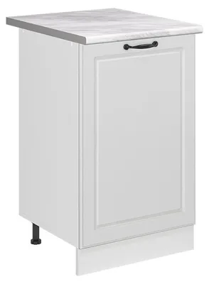 Imagen del producto de Mueble bajo de cocina Vicco R-Line Blanco casa de campo/Blanco 50 cm encimera Mármol, Model 70130