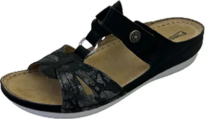 Produktbild von Pantolette für Damen Fischer Nappalino 506481 Schwarz (Größe 42)