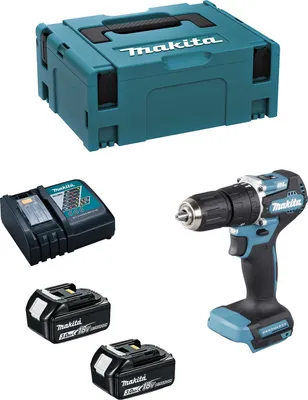 Image de Perceuse visseuse Brushless 2x3Ah 18V LXT ® MAKITA DHP487RFJ en MAKPAC