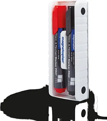 Produktbild von magnetoplan Magnetischer Tafellöscher mit Boardmarkern