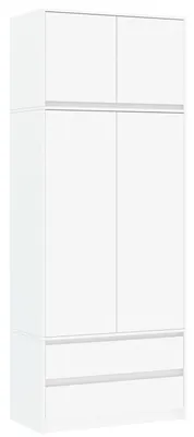Produktbild von Framire Šatní skříň 90cm + nástavec B-9-N-TIP BIELA