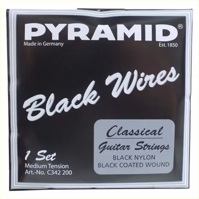 Produktbild von PYRAMID 342200 Gitarre Nylon Black E1-E6 Saiten
