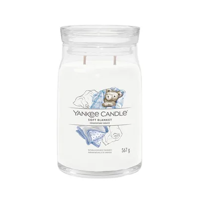 Produktbild von Yankee Candle 1701376E, Zylinder, Weiß, Bernstein, Zitrus, Vanille, 90 h, 1 Stück(e)