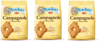 Produktbild von 3x Mulino Bianco Kekse Campagnole 700 g biscuits cookies italien kuchen brioche