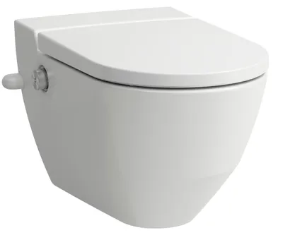 Produktbild von LAUFEN H8206017577171 Dusch-T-WC wandh. Navia 580x370x380