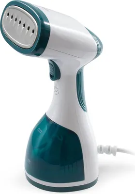Produktbild von Tomado Kleidungsdampfer Handdampfer 1200W weiß türkis Dampfgerät