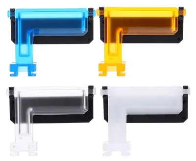 Imagen del producto de Blitzdiffusor – 4 colores – Difusor suave – Compatible con cámaras A6000/A6500/A6300 – Material de policarbonato – Elimina eficazmente las sombras – Difusor para flash