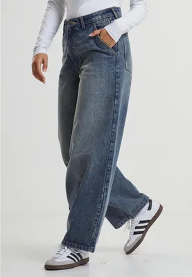 Obrázek produktu pro Dámské džíny Urban Classics Ladies Tapered Baggy Jeans dirty washed - 29