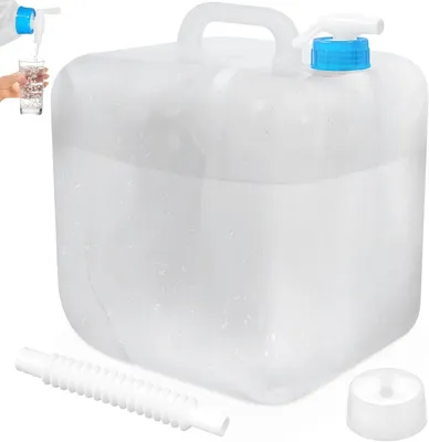 Obrázok produktu pre Skladacia nádrž na vodu 20 litrov, s kohútikom, pre kemping